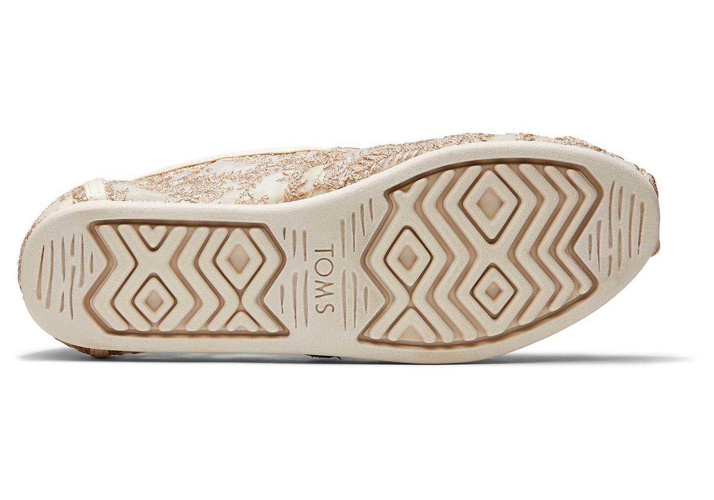 Toms Alpargata Lace Espadrille Beige - Womens - 45682-KCTU